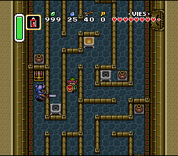 La dernière lampe va s'éteindre Link, Bonne chance. Soluce de Zelda 3 a Link to the Past sur Super Nes : Après le palais du 3ème médaillon (gba, Snes, super nintendo)
