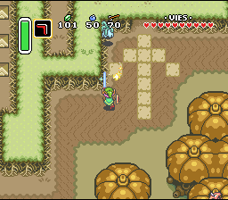 Soluce de Zelda 3 a Link to the Past sur Super Nes : Chegada ao Mundo das Trevas (gba, Snes, super nintendo)