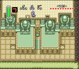 Soluce de Zelda 3 a Link to the Past sur Super Nes : Chegada ao Mundo das Trevas (gba, Snes, super nintendo)