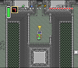 बड़ी चाबी! Soluce de Zelda 3 a Link to the Past sur Super Nes : अंधेरे का महल, पहला क्रिस्टल (gba, Snes, super nintendo)