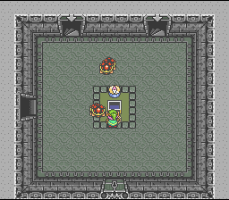 कुतुबनुमा, हमेशा की तरह बेकार। Soluce de Zelda 3 a Link to the Past sur Super Nes : अंधेरे का महल, पहला क्रिस्टल (gba, Snes, super nintendo)