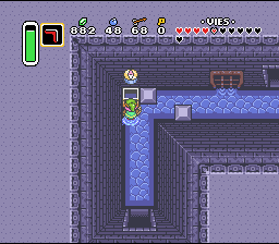 Dov'è il boss? Soluce de Zelda 3 a Link to the Past sur Super Nes : Il palazzo della palude, 2° cristallo (gba, Snes, super nintendo)