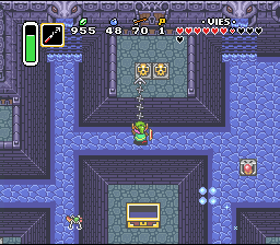 Troppo forte Soluce de Zelda 3 a Link to the Past sur Super Nes : Il palazzo della palude, 2° cristallo (gba, Snes, super nintendo)