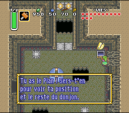Soluce de Zelda 3 a Link to the Past sur Super Nes : A Floresta de Esqueletos, terceiro cristal (gba, Snes, super nintendo)
