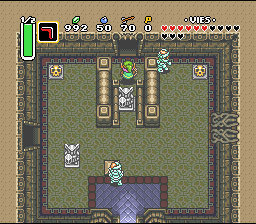 Soluce de Zelda 3 a Link to the Past sur Super Nes : A Floresta de Esqueletos, terceiro cristal (gba, Snes, super nintendo)