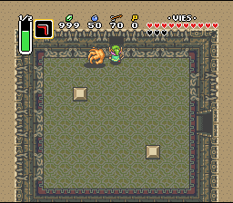 Soluce de Zelda 3 a Link to the Past sur Super Nes : A Floresta de Esqueletos, terceiro cristal (gba, Snes, super nintendo)