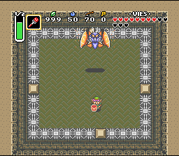 Soluce de Zelda 3 a Link to the Past sur Super Nes : A Floresta de Esqueletos, terceiro cristal (gba, Snes, super nintendo)