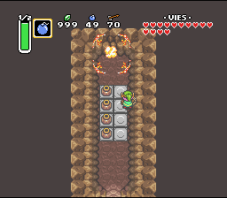 C'è profumo di 1/4 di cuore. Soluce de Zelda 3 a Link to the Past sur Super Nes : Dal Palazzo Bosco al Palazzo del 4° Cristallo (gba, Snes, super nintendo)