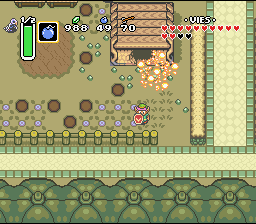 Fate saltare tutto, come al solito!!! Soluce de Zelda 3 a Link to the Past sur Super Nes : Dal Palazzo Bosco al Palazzo del 4° Cristallo (gba, Snes, super nintendo)