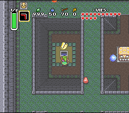 La carte ! Soluce de Zelda 3 a Link to the Past sur Super Nes : Le village des Bandits, quatrième cristal (gba, Snes, super nintendo)