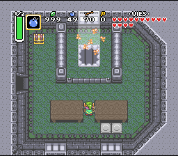 Et la lumière fut ! Soluce de Zelda 3 a Link to the Past sur Super Nes : Le village des Bandits, quatrième cristal (gba, Snes, super nintendo)