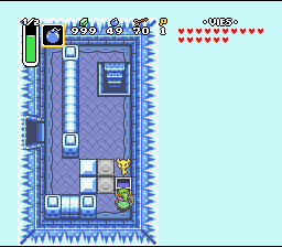 المفتاح الكبير أخيراً! Soluce de Zelda 3 a Link to the Past sur Super Nes : قصر الجليد، البلورة الخامسة (gba, Snes, super nintendo)