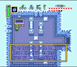 المزيد من الأزرق؟ كنت أحب الأخضر. Soluce de Zelda 3 a Link to the Past sur Super Nes : قصر الجليد، البلورة الخامسة (gba, Snes, super nintendo)