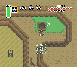Un passaggio segreto per un quarto di cuore. Soluce de Zelda 3 a Link to the Past sur Super Nes : Dal palazzo di ghiaccio al palazzo del 6° cristallo (gba, Snes, super nintendo)
