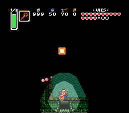 Soluce de Zelda 3 a Link to the Past sur Super Nes : Pântano da Miséria, 6º cristal (gba, Snes, super nintendo)