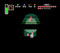 Soluce de Zelda 3 a Link to the Past sur Super Nes : Pântano da Miséria, 6º cristal (gba, Snes, super nintendo)