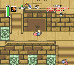 La grossa bomba serve solo una volta. Soluce de Zelda 3 a Link to the Past sur Super Nes : Dal pantano al palazzo del 7° cristallo (gba, Snes, super nintendo)