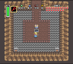 Soluce de Zelda 3 a Link to the Past sur Super Nes : Rocha da Tartaruga, 7º cristal (gba, Snes, super nintendo)