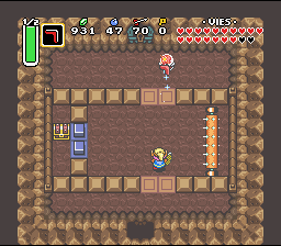 Soluce de Zelda 3 a Link to the Past sur Super Nes : Rocha da Tartaruga, 7º cristal (gba, Snes, super nintendo)