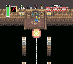 Soluce de Zelda 3 a Link to the Past sur Super Nes : Rocha da Tartaruga, 7º cristal (gba, Snes, super nintendo)
